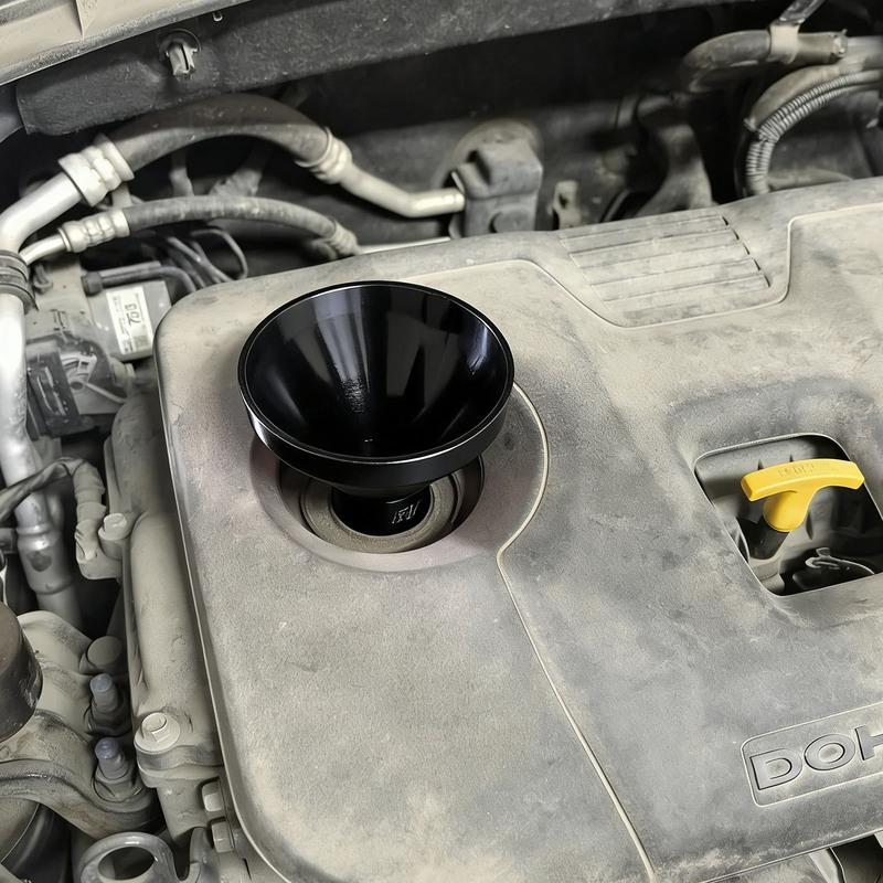 Car Engine Oil Funnel Filler For Hyundai Tucson Solaris Accent Santa Fe Elantra For Kia Rio Sportage Cerato No-Spill Oil Change