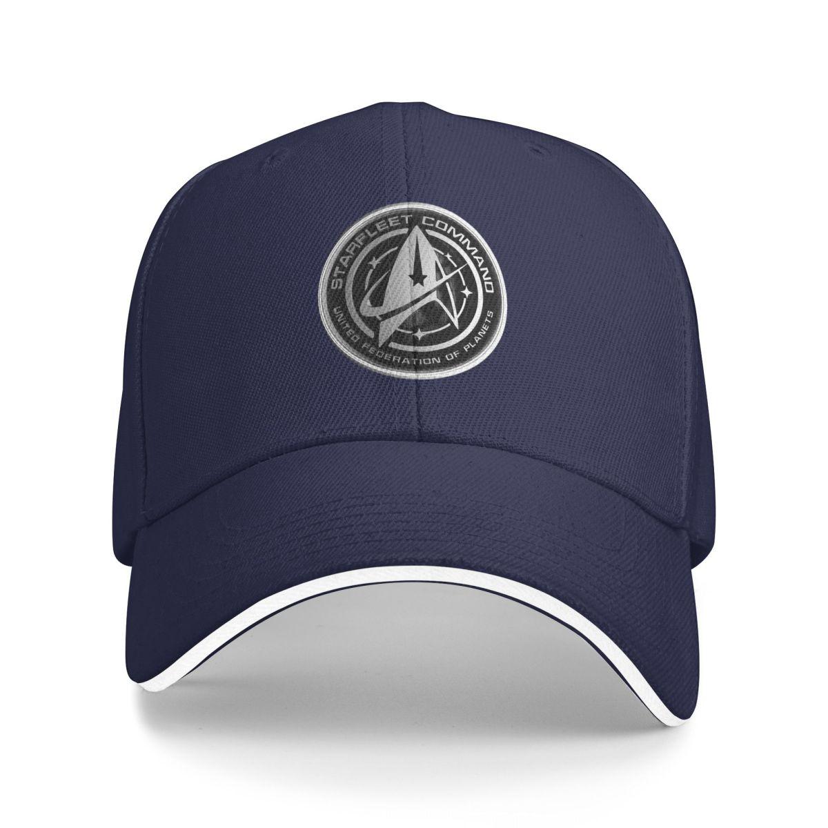 XIXIGO Cap Unisex Baseballpetten Y2k Sterren Treks Starfleet Commend Buiten Streetwear Zomer Sport Baseballpetten Hip Hop Pet Casquette Petten One Size
