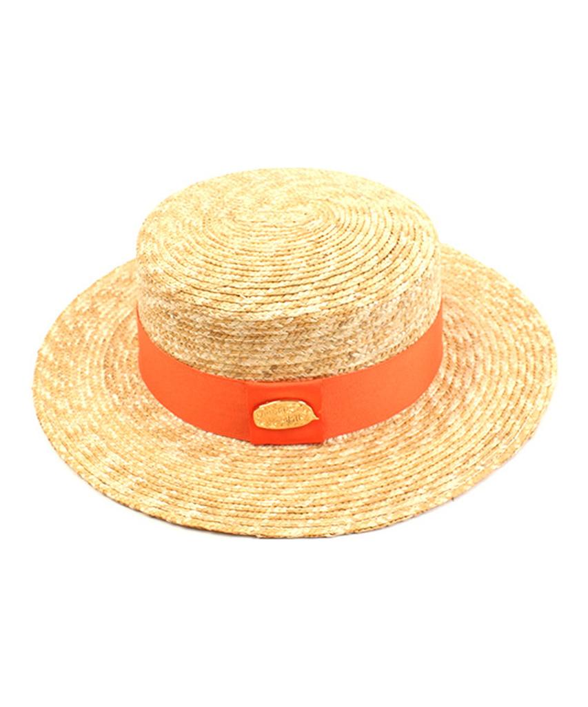 Yunibeosyeolkemiseuteuli Kangkang Orange Line Panama Hat Panama Hat