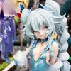 15cm Anime Girl Frontline Cuique Mei Squatting Posture Figurine Double Ponytail Beautiful Girl Model Chassis Ornament Toys Gifts