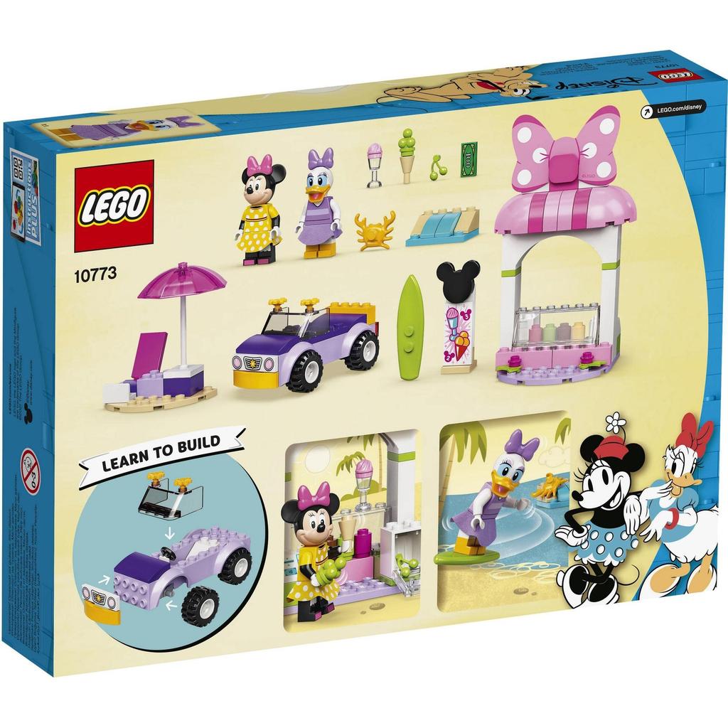 LEGO Mickey & Friends Minnie's Ice Cream Parlor 10773 Toy Blocks Gift Animal House for Boys and Girls Ages 4 and Up