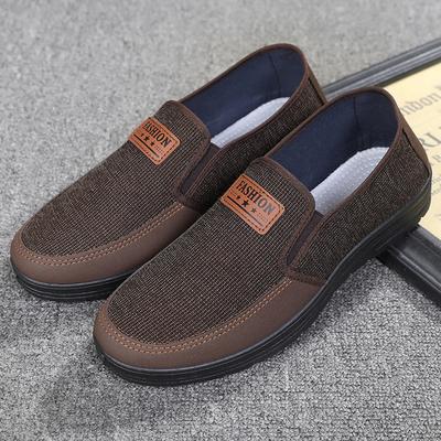 Men Shoes Loafers Canvas Shoes Men Non-slip Single Shoes Flat Tenis Masculino Non-Leather Casual Walking Shoes Handmade Sneakers
