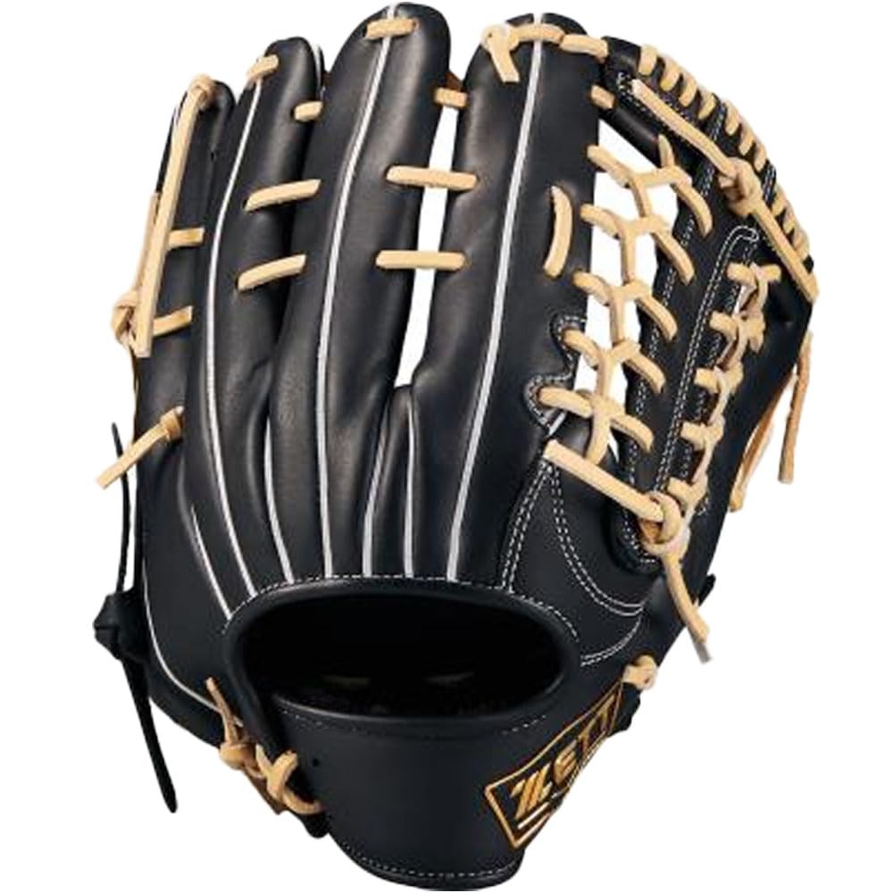 ZETT Winning Road Baseball B Size BRGB33540F All-Around Glove, Black/Pastel (1932), 8,