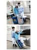 Large Capacity 20''/24'' Aluminum Frame Suitcase with Universal Wheels & Drop-Resistance