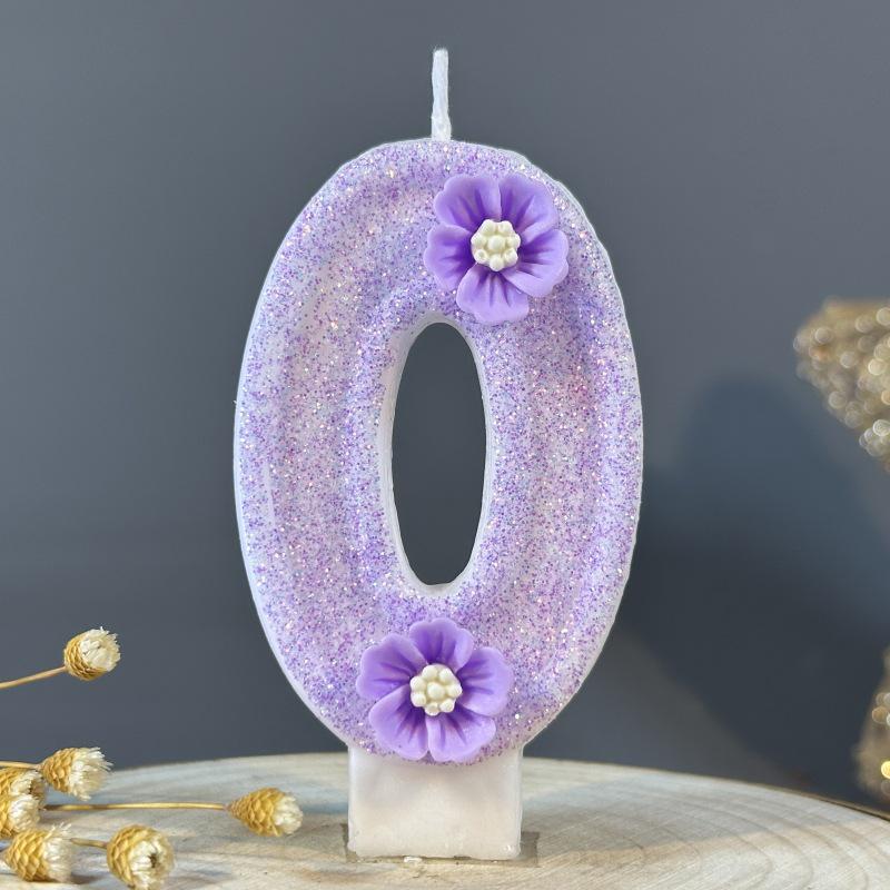 Handmade DIY Number Birthday Cake Candles - Creative Party Decoration