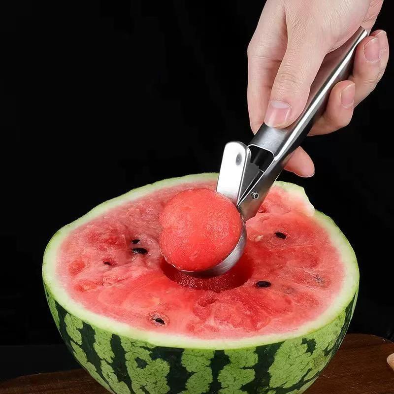 1 Pcs Nonstick Anti-Freeze Ice Cream Scoop Aluminum Alloy Ice Cream Spoon Watermelon Ball Cookie Dough Scoop Ice Cream Tools