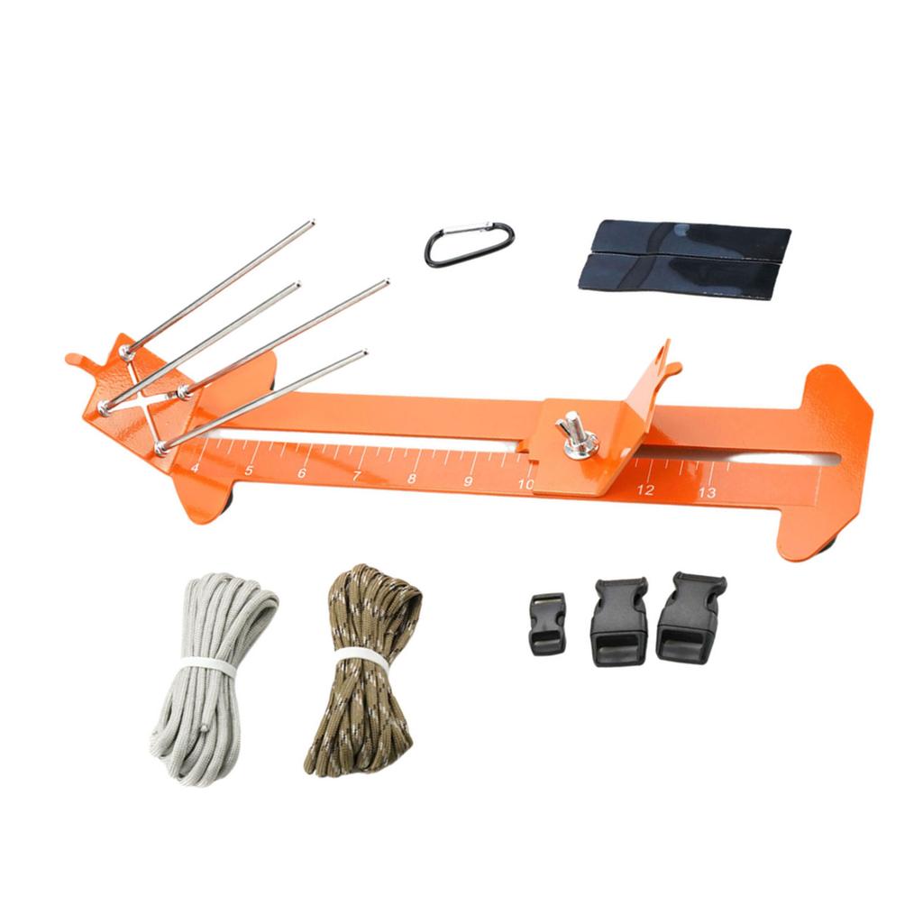 ג'יג לצמידי פרקורד לצמידים שזירת חבל מצנח אריגה נירוסטה כלי לשזירת פרקורד מתכוונן