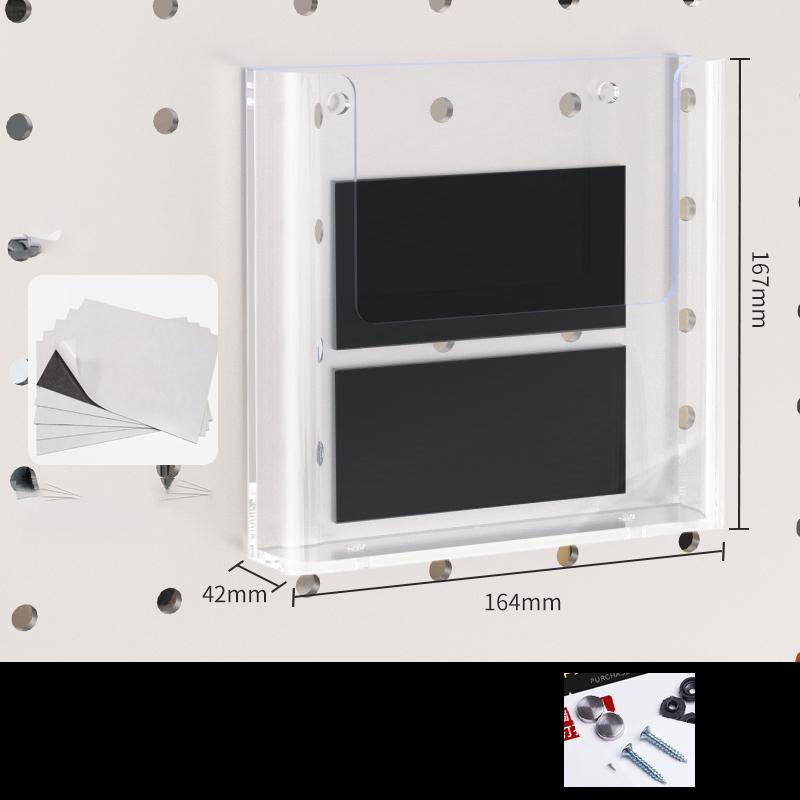 A4/A5 Acrylic Transparent Data Rack Exhibition Promotional Brochure Rack Magazine Medical Record Storage Box Wall Hanging