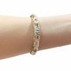 Gold Plated Enamel Floral Bangle Elegant Lotus Floral Open Cuff Bracelet Cloisonne Bangle  Ladies