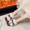 Thick-soled ultra-light-soled fluffy slippers women's shoes, new non-slip soft-soled foreign-style home cotton slippers in autumn and winter 2025