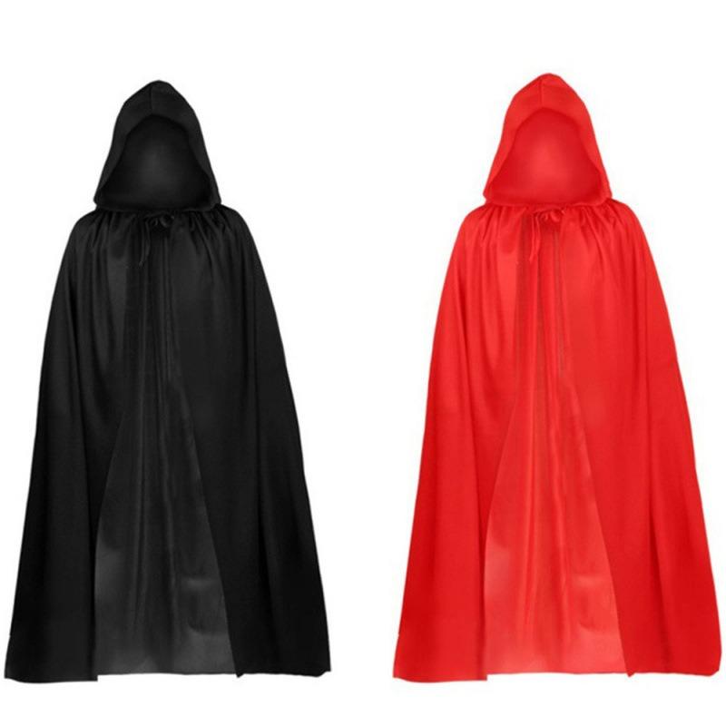 Halloween cape reaper cape black red single double cape pirate reaper cape