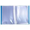 Protège-documents - exacompta - opak - a4 - 200 vues - bleu clair - polypropylène