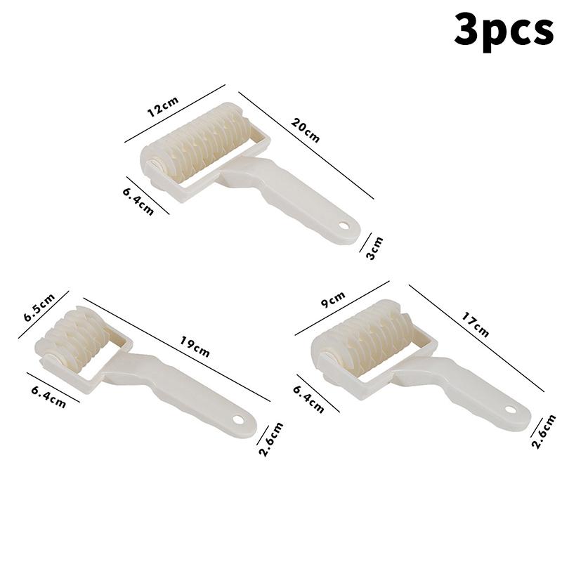 

Plastic Pastry Pizza Lattice Roller Cutter Baking Tool Pull Net Wheel Knife For Dough Cookie Pie Kitchen Gadgets Baking Tools A