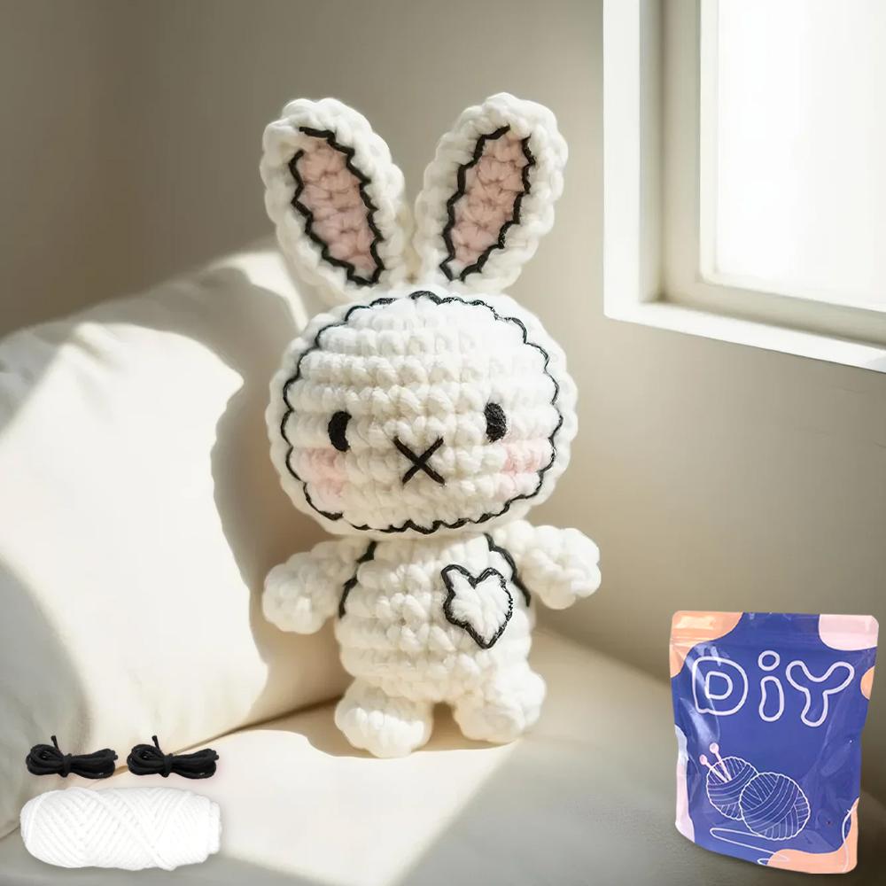Kit da uncinetto Animal sery per principianti Set iniziale all'uncinetto, Kit da uncinetto fai-da-te per principianti, Kit per uncinetto e maglia passo dopo passo