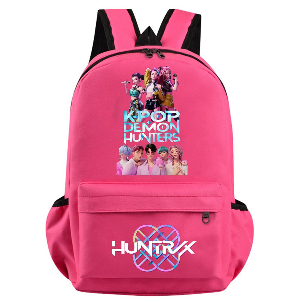 Cartoon Kpop Demon Hunters Printed Backpack for Teenager Student Girl Boy Bookbag Schoolbag Women Large Capacity Travel Bag Kid Gift Rucksak