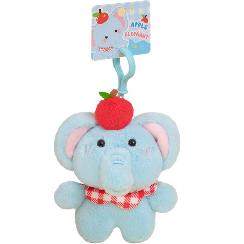 Toy Elephant Plush Keychain With Cartoon Design Doll For Travel And Use Gift