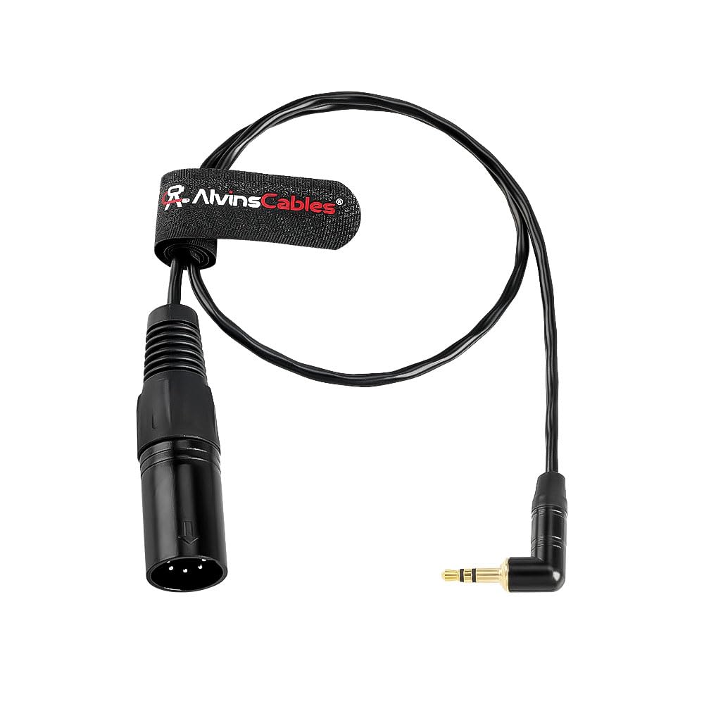 Cables XLR to TRS audio compatible with ARRI Alexa XT SXT Amira and Sony Venice 50cm Alvin's 5-pin (male) 3.5mm cable, cameras,