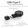 USB Dual Mode Wireless Charger for Samsung Galaxy Watch7/6/5/4/Active2/S3
