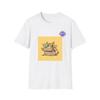 Playful Cat In Box Cartoon Graphic T-Shirt
