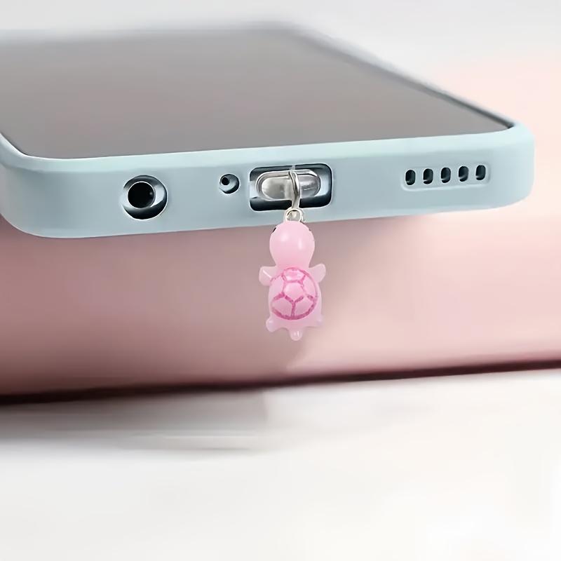 1 Cute Little Turtle Mobile Phone Tablet Earphone Dust Plug Suitable for Iphone Type-C,mobile Phone Decorations