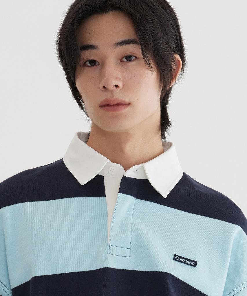COVERNAT Authentic Rugby Sweatshirt Sky Blue