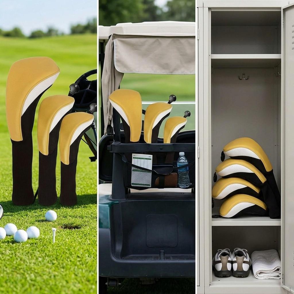 Covers Suitable for Most Golfers, Gift Accessories Drivers, Premium Long-neck