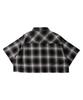 Ombre Check Short Short Sleeve Check Short Summer Short Black Check 1 [WEGO] Shirt, Shirt, Length, Clothing, Tops, Clothes, Check, Shirt, Street,