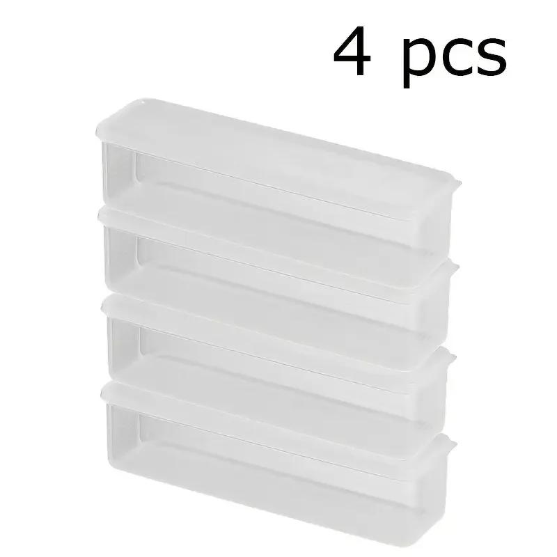 1//2/4pcs Refrigerator Fresh-keeping Storage Box Fresh-keeping Artifact,Food Preservation Boxes Transparent Sealed Kitchen Tools