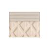 Dior Diamond Series Brand Logo Natural Smooth Calfskin And Canvas Card Holder Women accessories Beige 2ESCH135DCO-H110