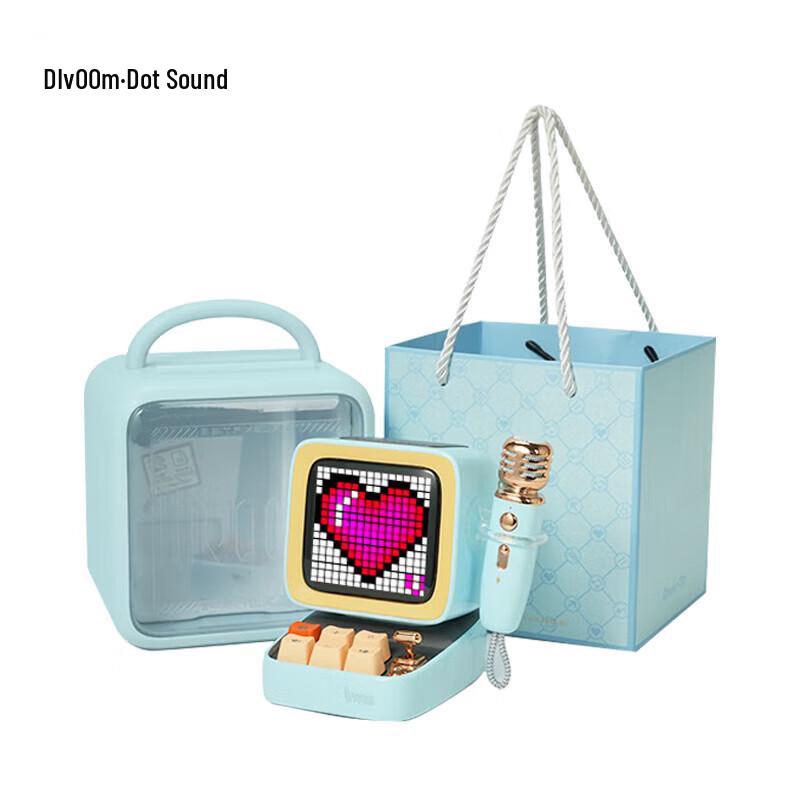 Divoom Ditoo-5M Retro Pixel Art Bluetooth Speaker Mini Karaoke