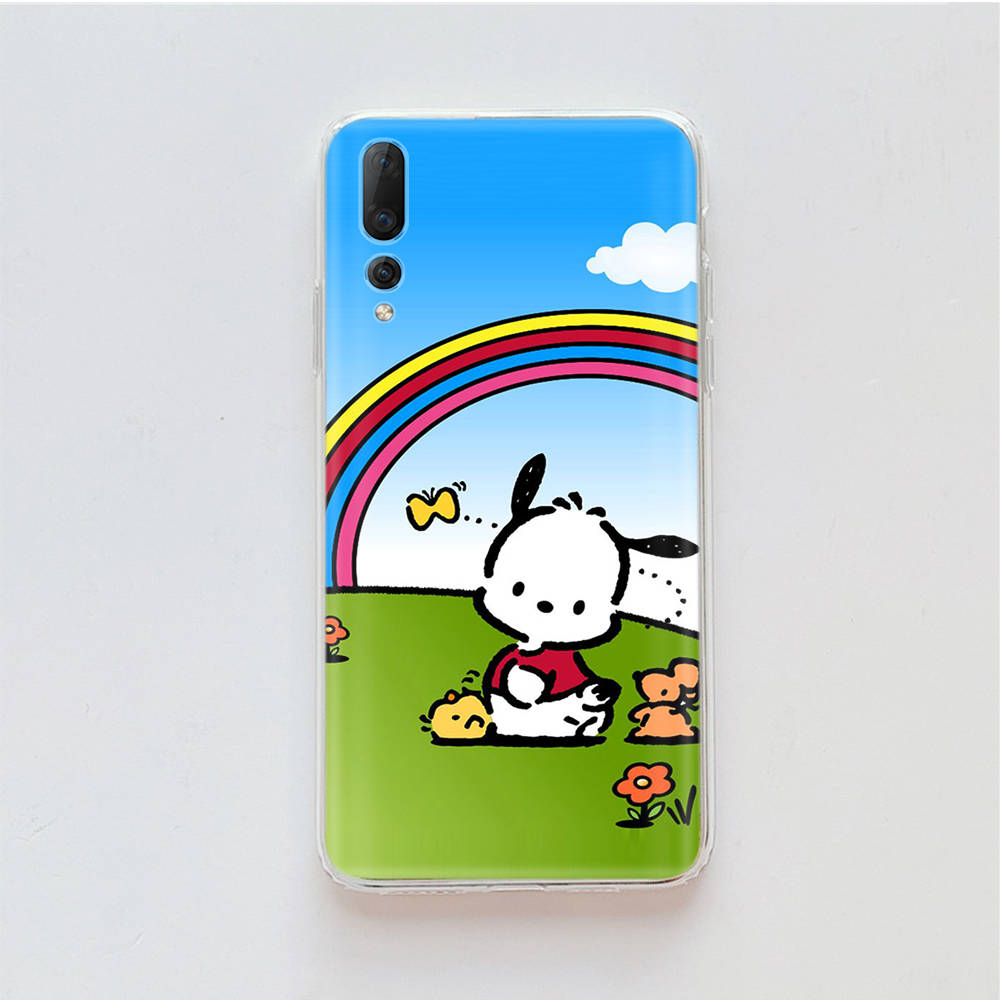 

Прозрачный чехол для Samsung A04 A14 A23 M33 M53 Realme 10 9 C35 C55 VIVO X80 Infinix Hot 30 Note 11 Tecno Spark 8P Pro L-18 Pochacco Dog Tecno Spark 7T коричневато-жёлтый