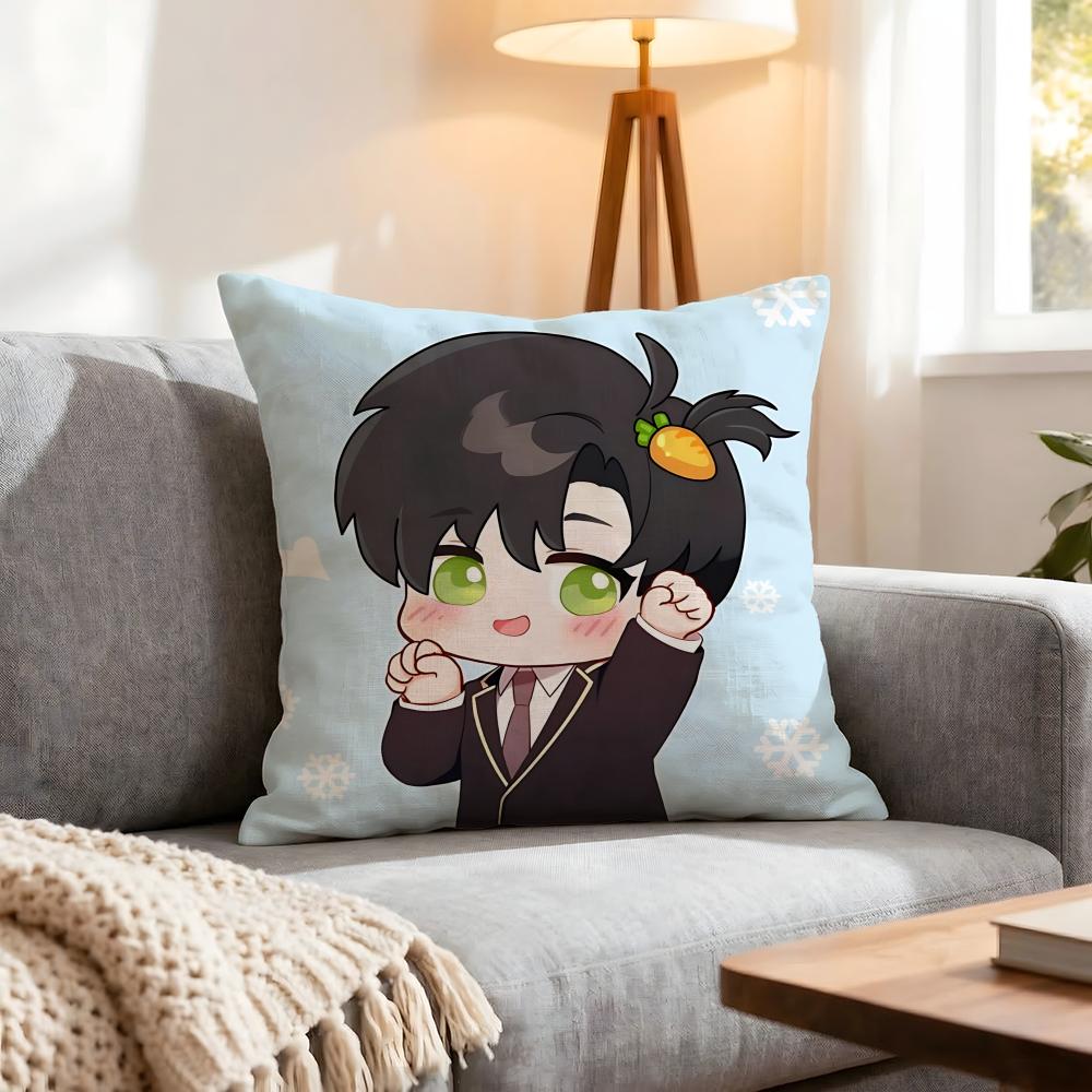 Game Love And Deepspace Cushion Cover 1Pcs Decorative Covers Soft Cushion Case For Sofa Couch Decor 40X40 45X45 Pillowcases