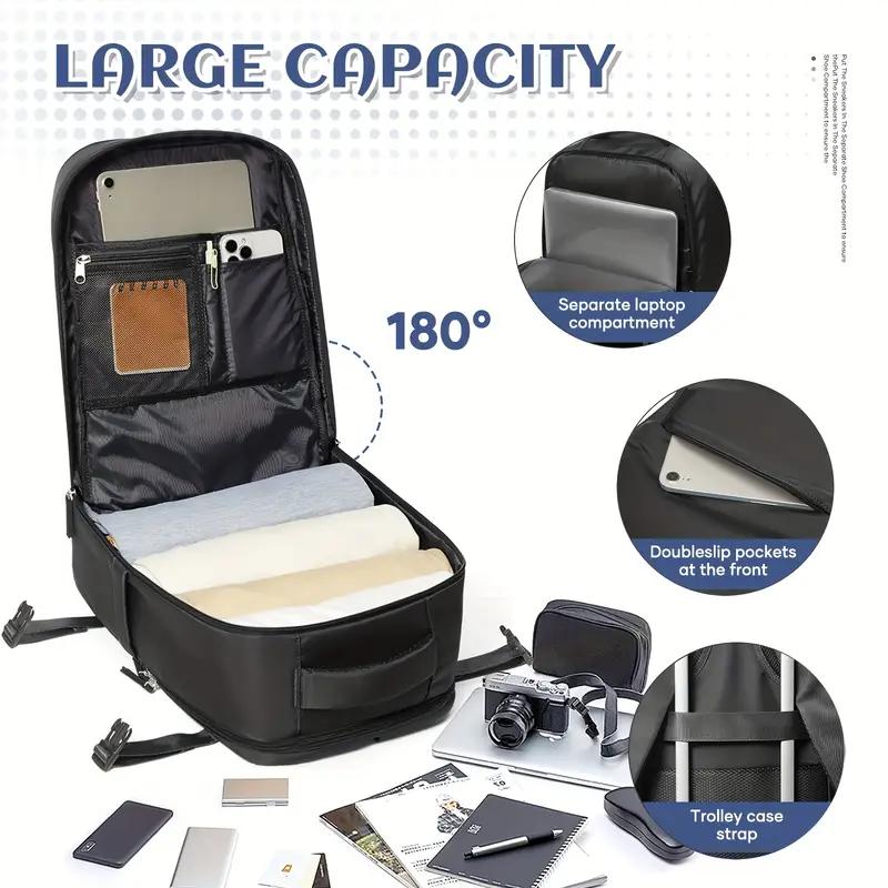 Zaino sottovuoto 45x36x20 cm, resistente, ideale come zaino da viaggio, zaino da pendolare, borsa leggera, sacchetto sottovuoto per vestiti