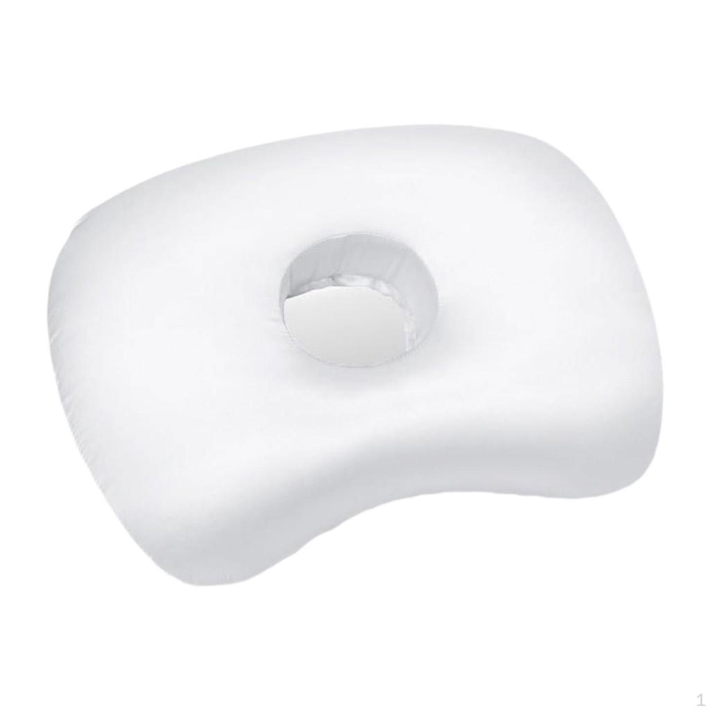 Ear Piercing Pillow Side Sleepers Head Neck Support Breathable wearing Headphones Earrings
