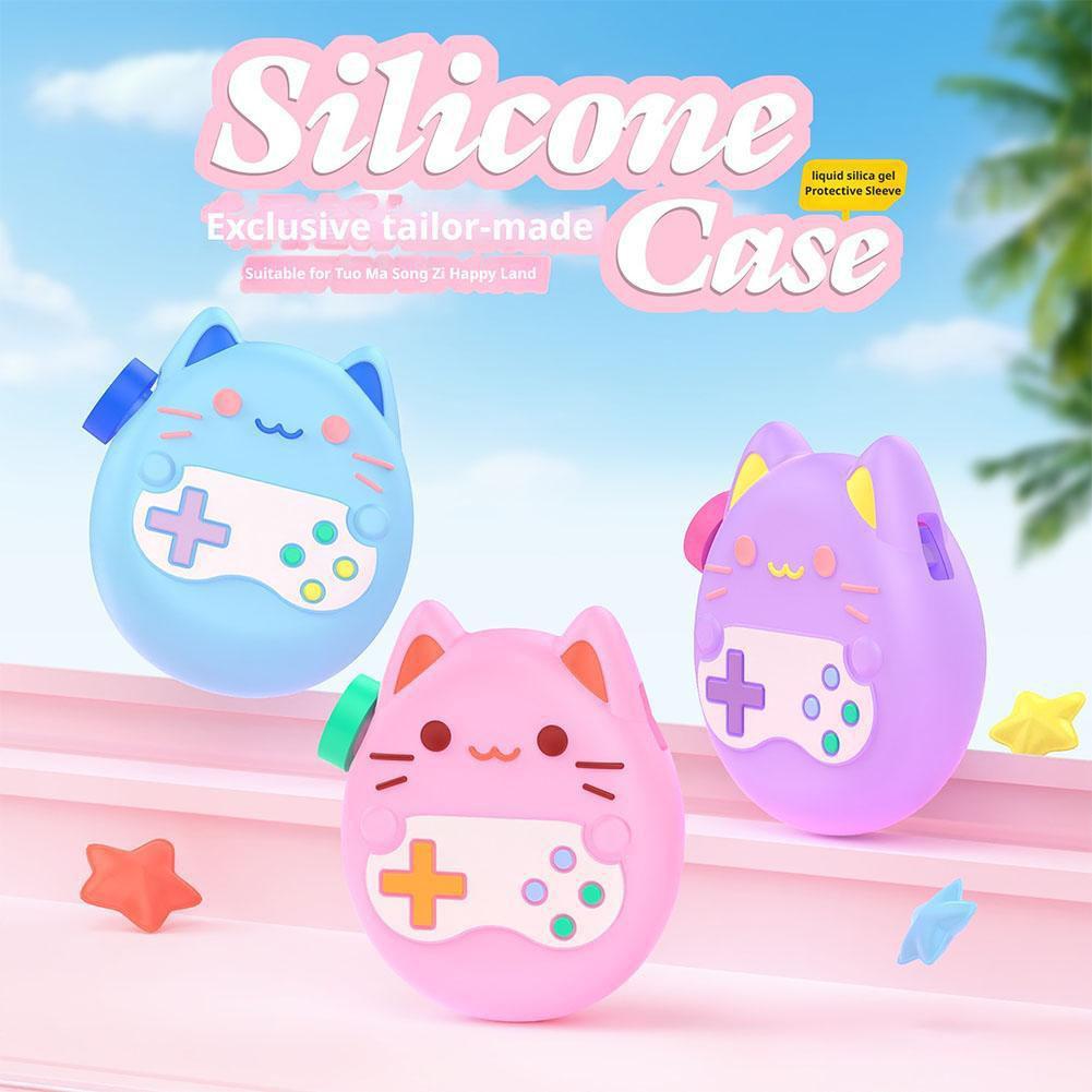 For Tamagotchi Paradise Silicone Case Virtual Electronic Digital Pets Machine Protector Scratch-proof Pet Game Machine Cover