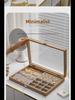 Transparent Dustproof Velvet Jewelry Box for Earrings, Bracelets, and Necklaces