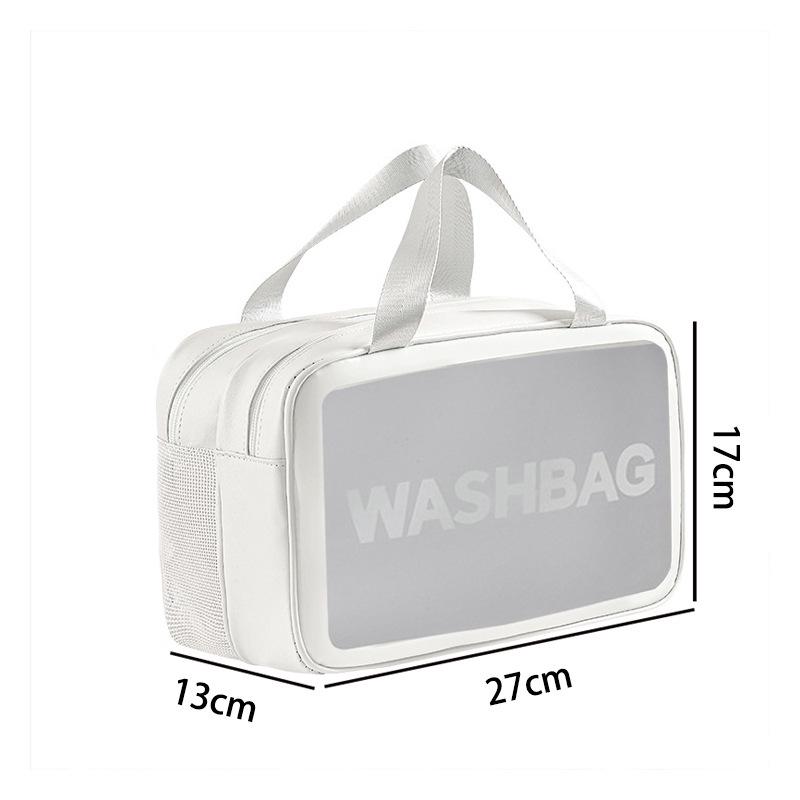 Large Capacity Transparent PVC Waterproof Toiletry & Beach Bag