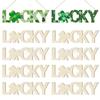St. Patrick's Day Shamrock Hanging Sign - Green Lucky Clover Ornament