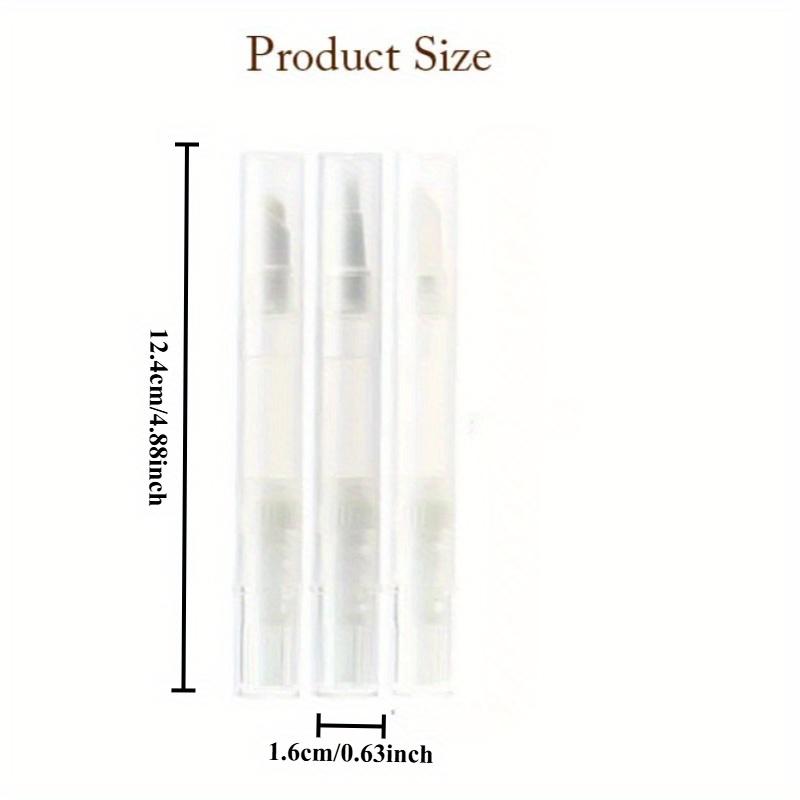 5Pcs 5ml Empty Twist-up Pen with Brush Foundation Dispenser Lipstick Filler Portable Travel Size