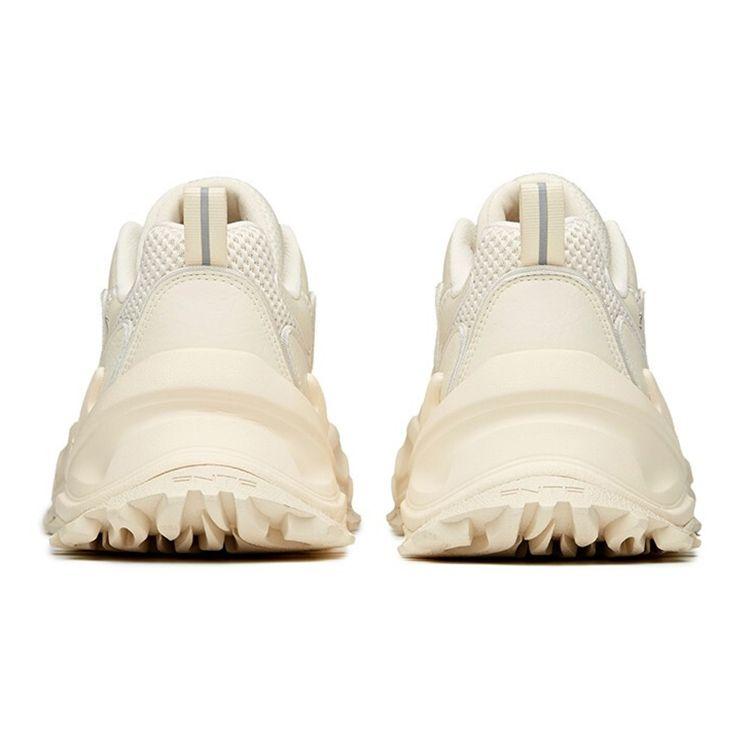 Anta Hot Slip Resistant Durable Low Top Dad Shoes Women Sneakers Light-Beige 912118886-6