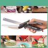 Multipurpose Stainless Steel Kitchen Scissors With Cutting Board Perfect For Vegetables And Baby Food