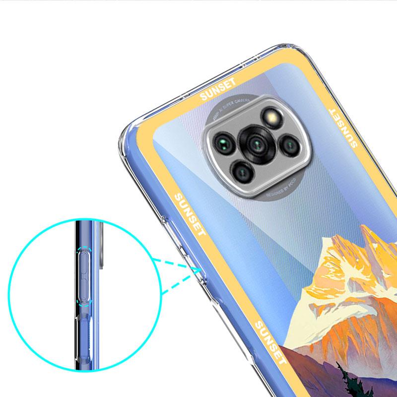 Custodia Trasparente Vintage Lago Vetta Montana Per Xiaomi Mi Poco X3 NFC M3 Pro F3 F1 11 Lite 12 Redmi Note 10 9S 8 7 9 Custodia Morbida per Telefono