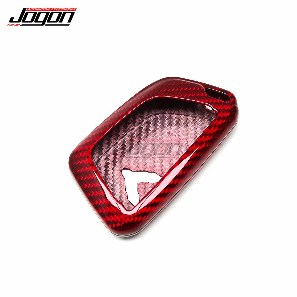 Carbon Fiber Car Smart Key Remote Key Fob Shell Case  Accessories For Chevrolet C8 Corvette Z51 Stingray Z51 Z06 -2025
