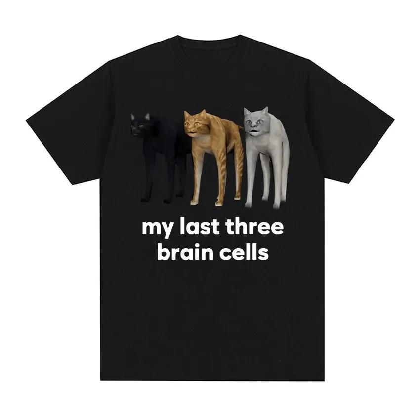I Eat Cement Cursed Cat Funny Meme T Shirt Mens Fashion Humor Short Sleeve T Shirts Female Tshirt Tops Graphic T Shirts Y2K