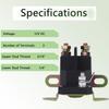 Universal Replacement Starter Solenoid Suitable With Various Mower Models For Consistent Starting Performances And Longevity