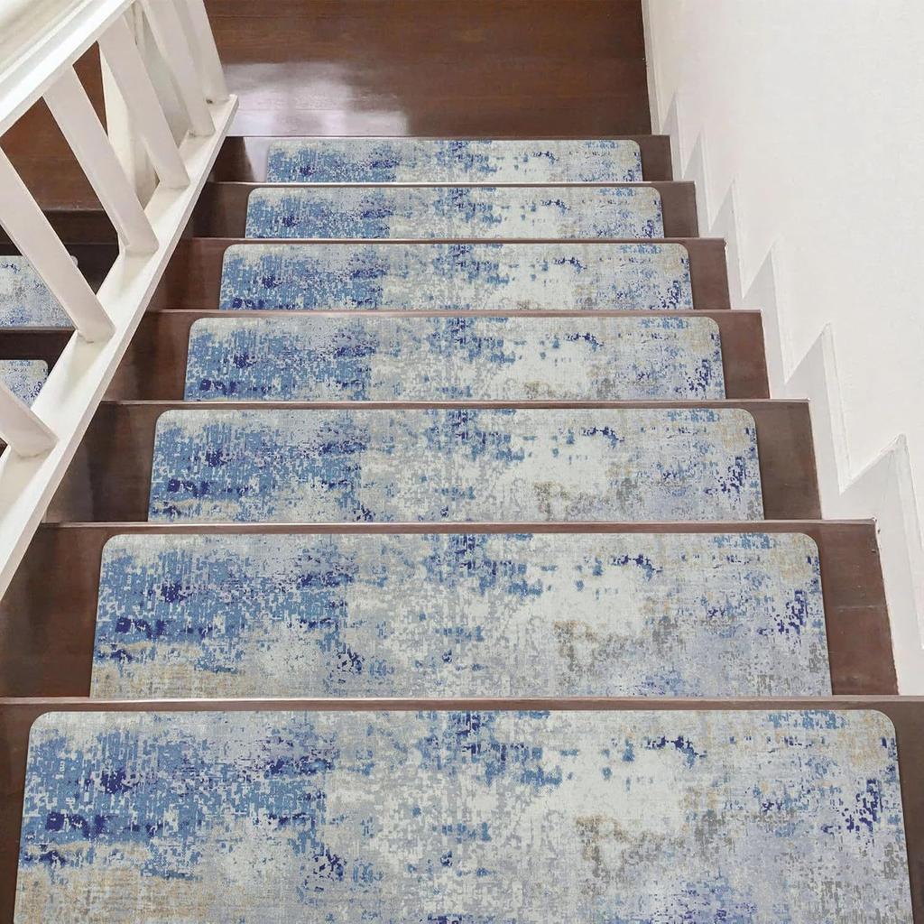 Stair Floor Mat Anti Slip Absorbent Dirt Resistant Mat Duplex Loft Step Foot Mat