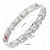 Retro Zirkon Magnetischer Edelstahl Armband für Männer Frauen Blatt Magnet Mode Exquisiter Schmuck Geschenke Zubehör