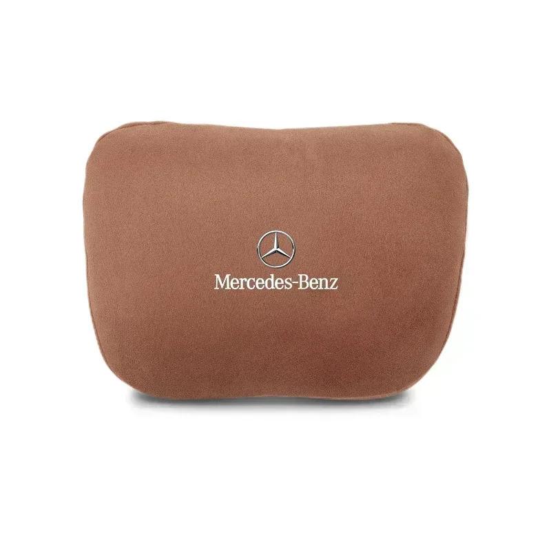 CQT1 High Quality Car Headrest Neck Support Seat Soft Lumbar Pillow For Mercedes Benz AMG W204 W205 W203 W211 W212 W213 W201 W210