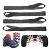 4Pcs Motorcycle Tie Down Luggage Bandage Soft Straps Towing Ropes for Car Motorbike Hauling Belt