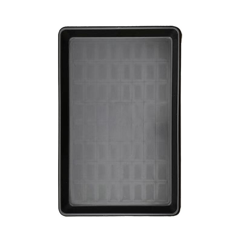 Großes rechteckiges Haustier-Tablett: Hundekäfigboden, Hühnermistwanne, Urinwanne, Kunststoff-Blumentopfhalter.